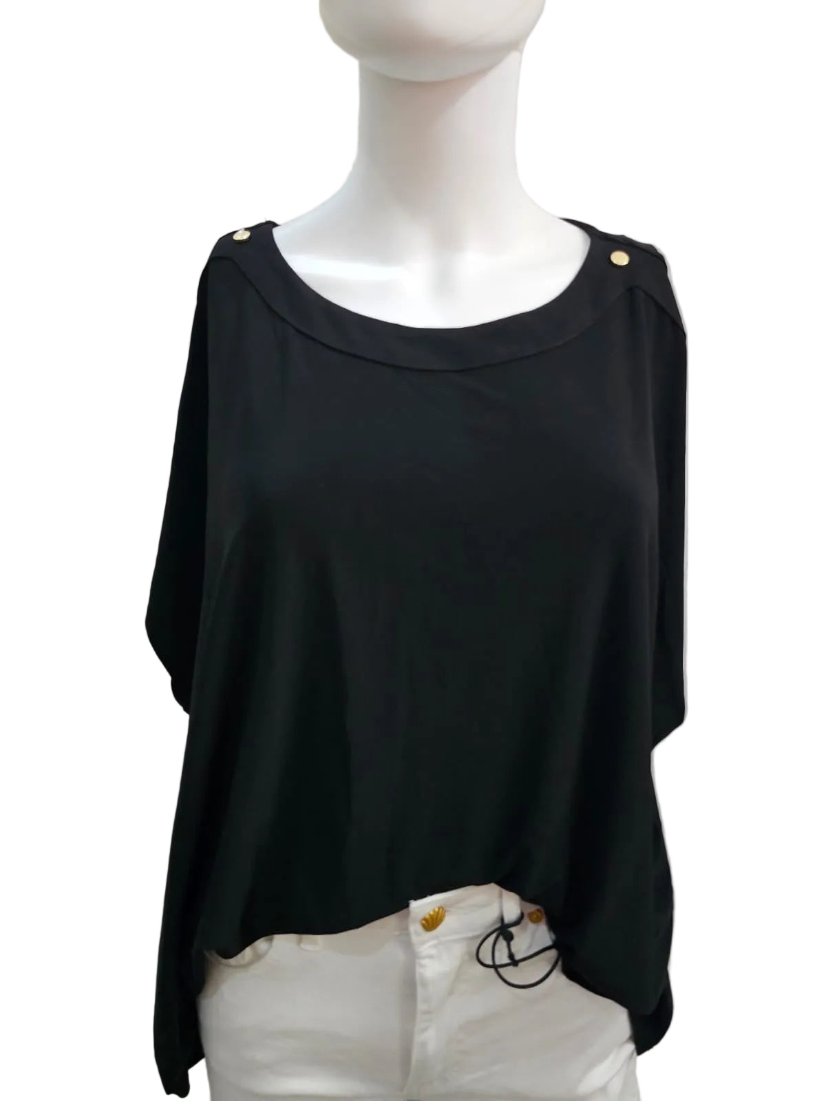 Jones NY, Blusa Negra Talla 3X