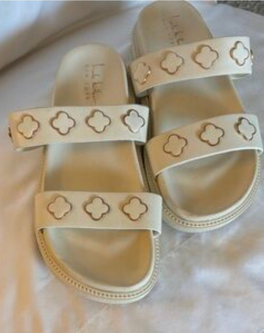 Sandalias Blancas NICOLLE MILLER , TALLA 9