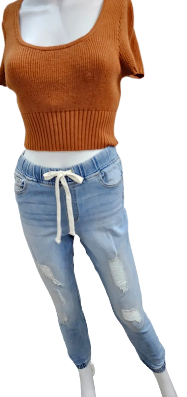 Re-Generation Jeans Estilo Pullover, Talla S