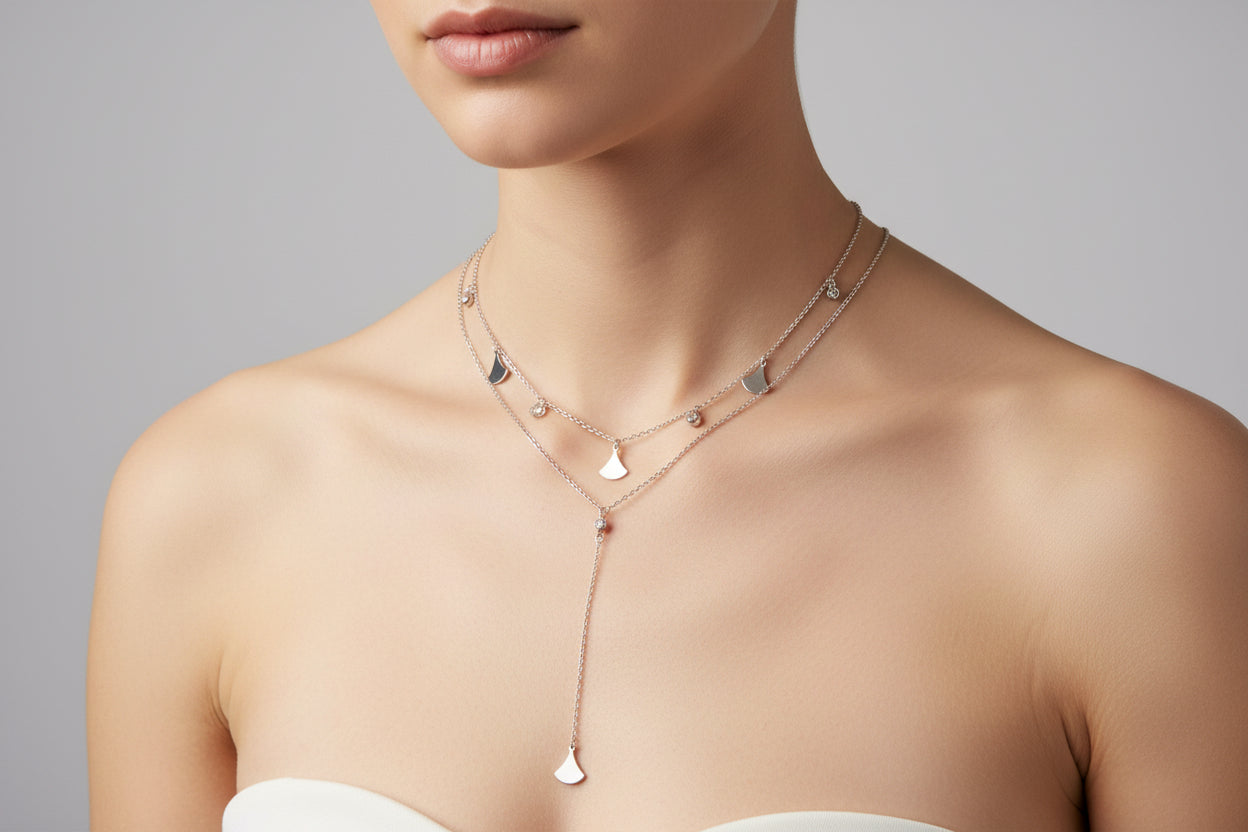 Cadena doble lariat