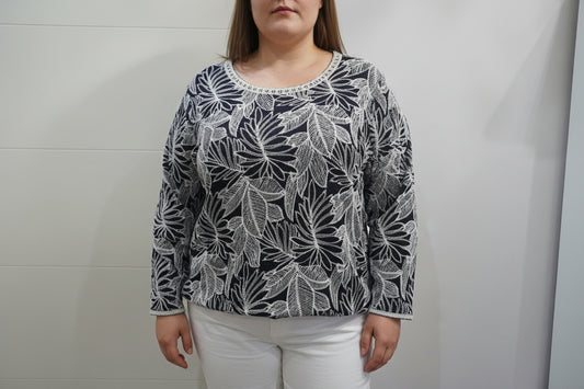 SOLITAIRE, Blusa de Tela Bordada, Talla 1X y 2X