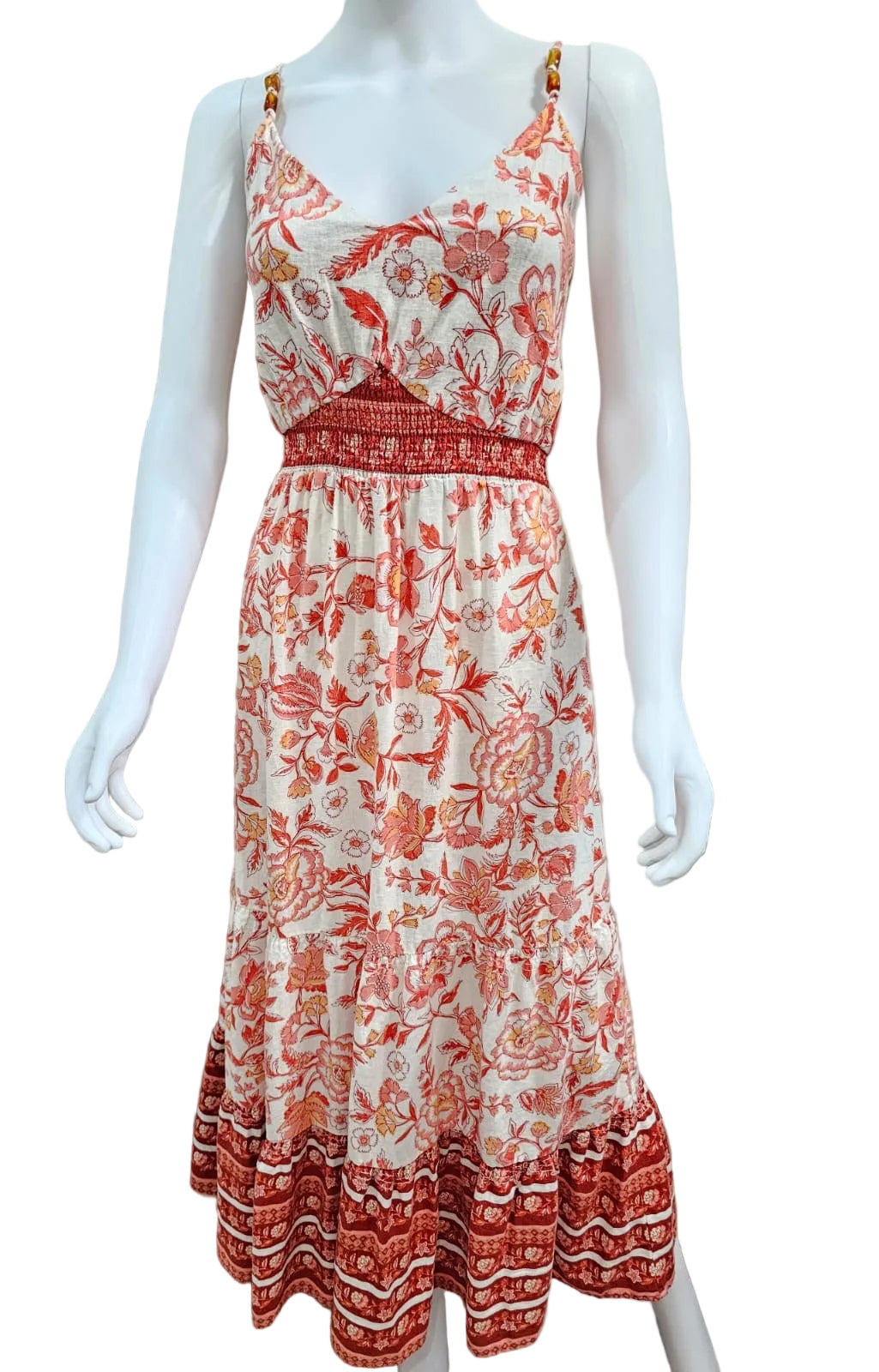 Rachel Zoe Vestido de Manta Estampada en Colores Tierra, Talla L
