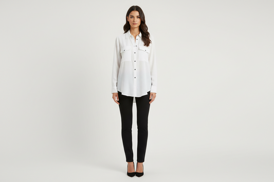 Rachel Roy, Blusa Crema, Talla M