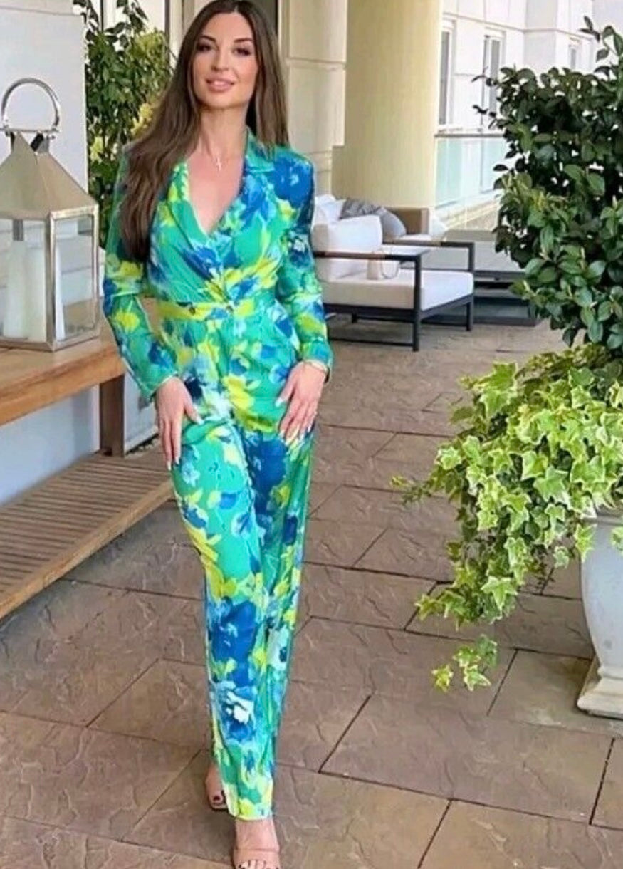 Zara Jumpsuit estampado de Flores