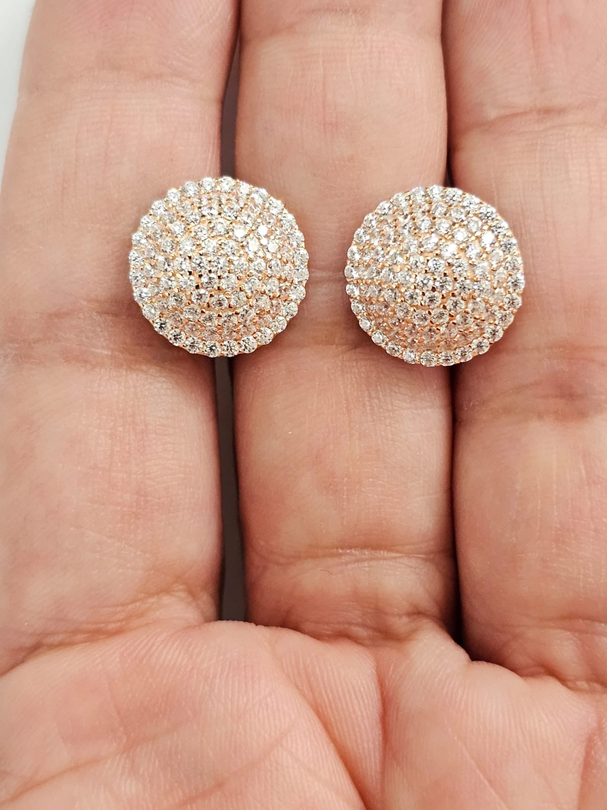 Jann Aritos Redondos en Plata925 Con Zircones