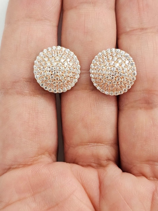 Jann Aritos Redondos en Plata925 Con Zircones