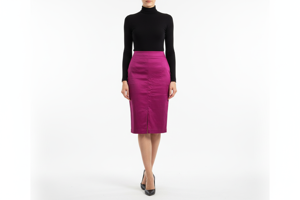 Liz Claiborne Falda Color Fucsia