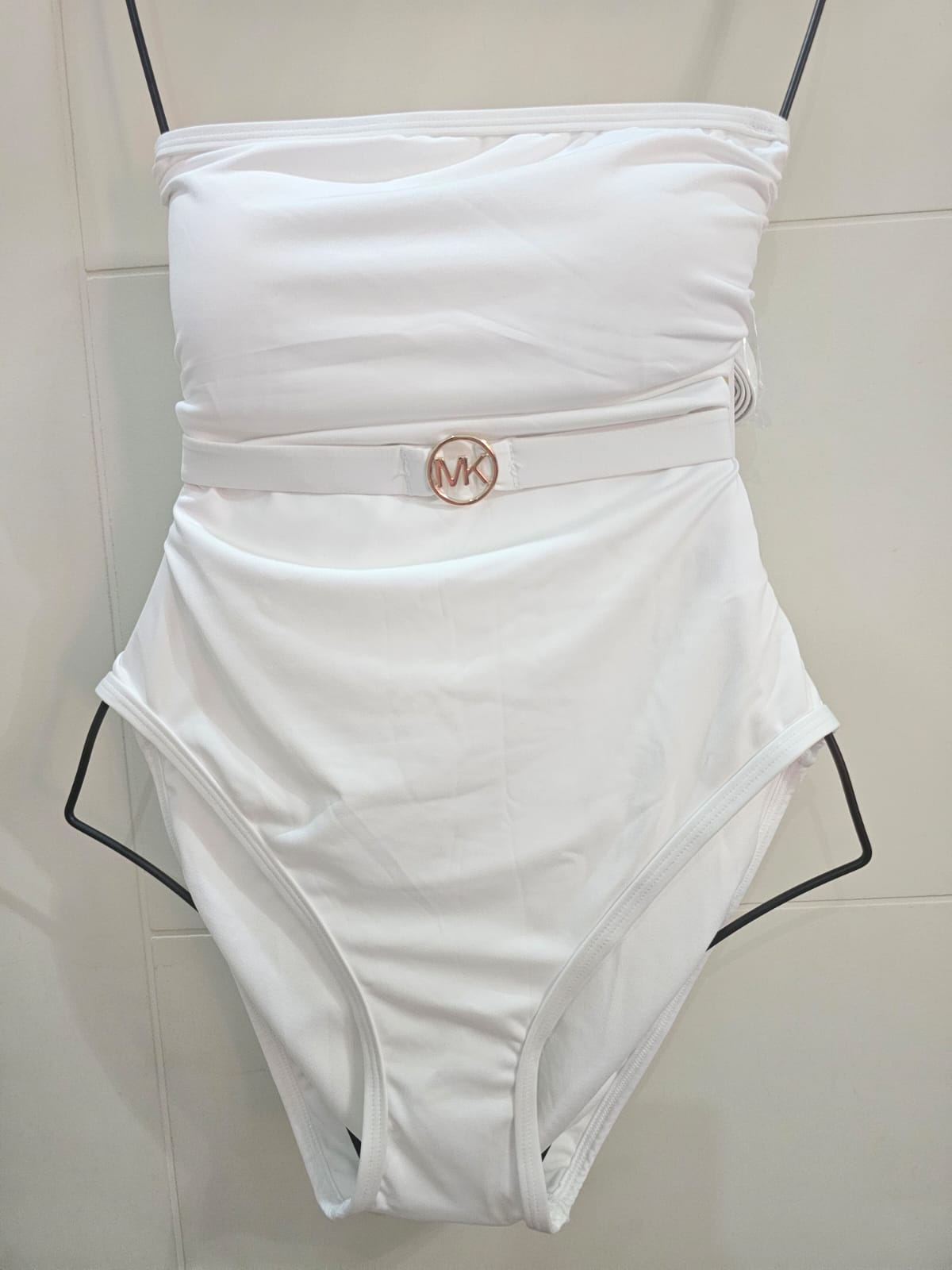 Michael Kors Traje de Baño, Color Blanco Talla 10