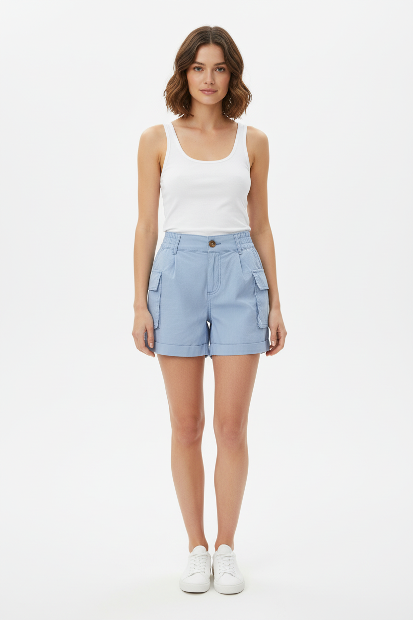 Sincerely Jules Short Azul Celeste Talla 1/25