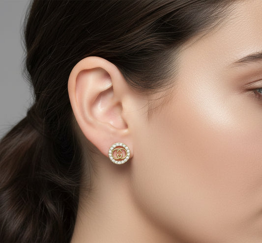 GG Aritos de Oro con Zircones