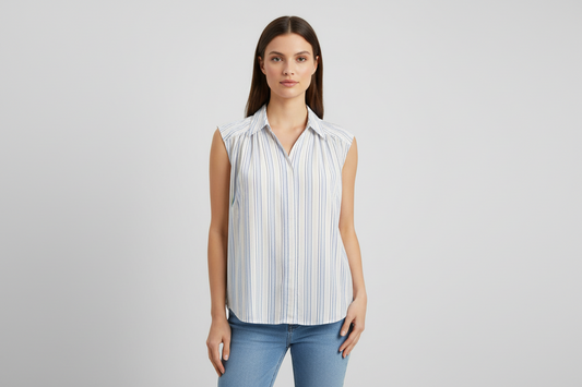 ANA Blusa a Rayas, Talla S