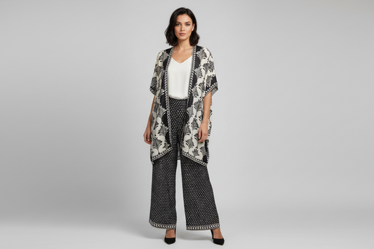 Max Studio Set de Pantalon y Chaleco, Talla Small