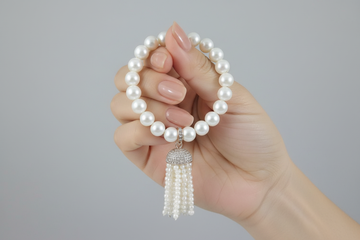 Lizzy Pulsera de Perlas