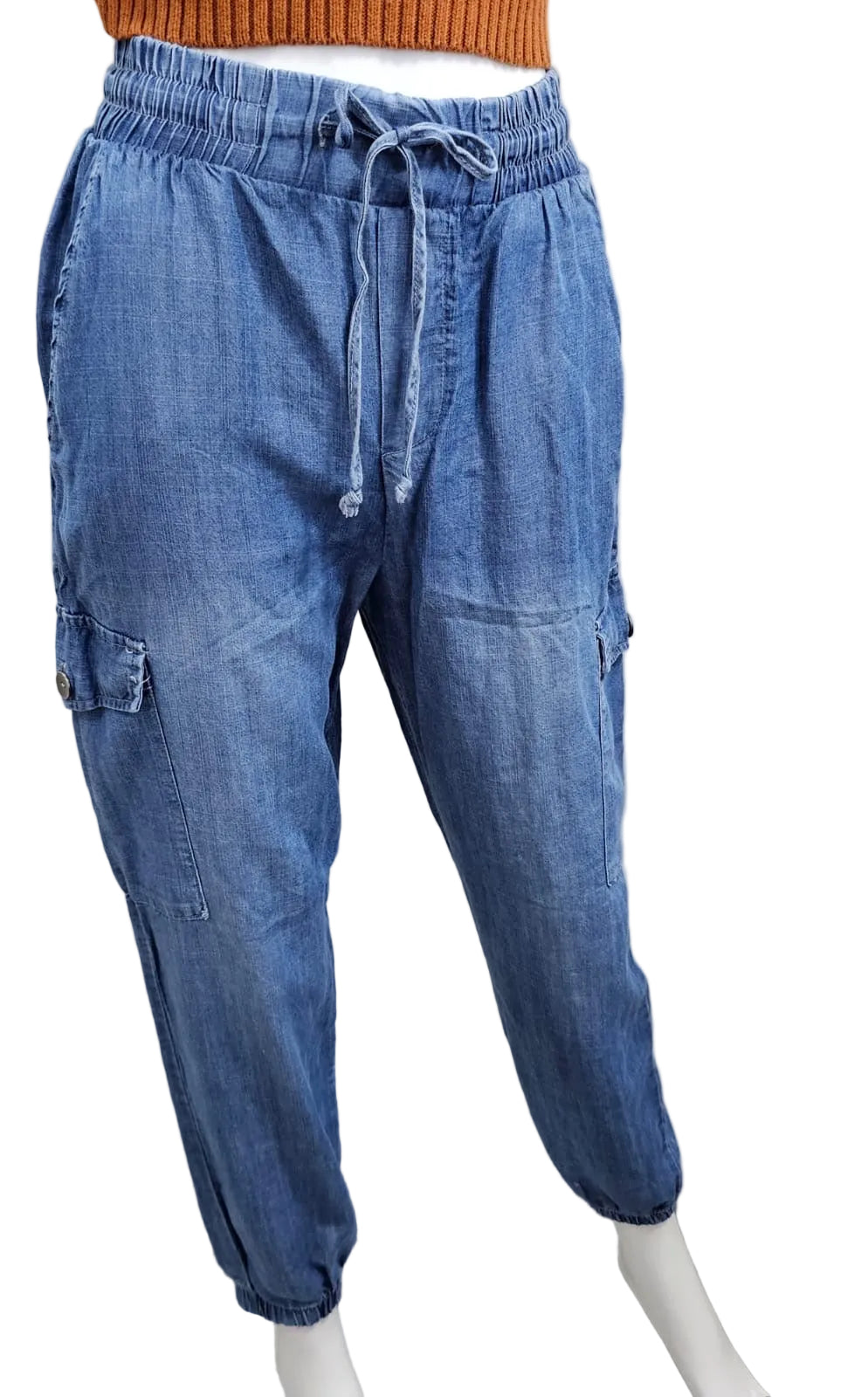 Republic Pantalon suave de Mezclilla Estilo Cargo