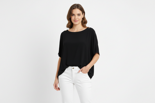 Jones NY, Blusa Negra Talla 3X