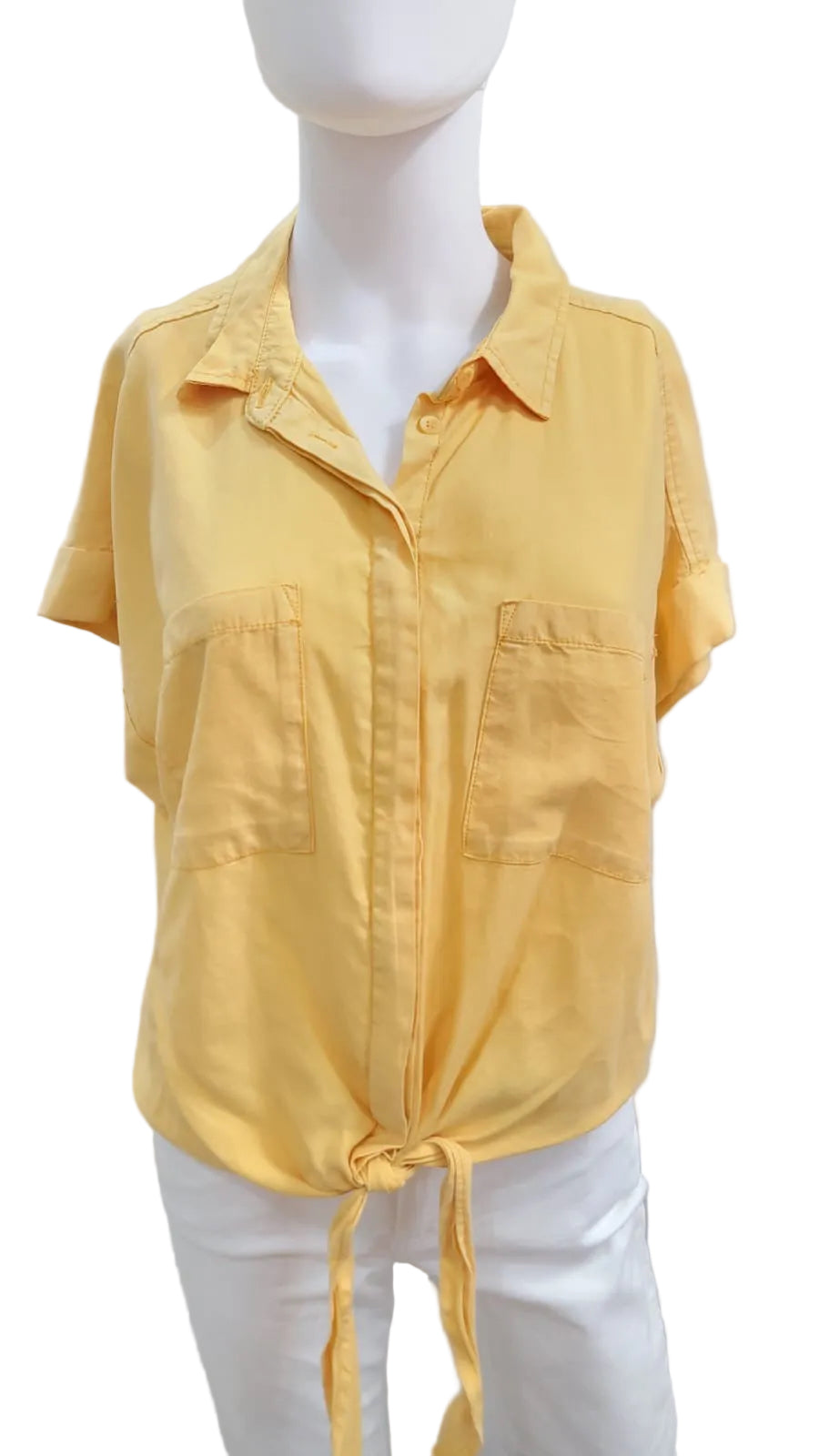 Velvet Heart Blusa Tono Naranja Suave, Talla S