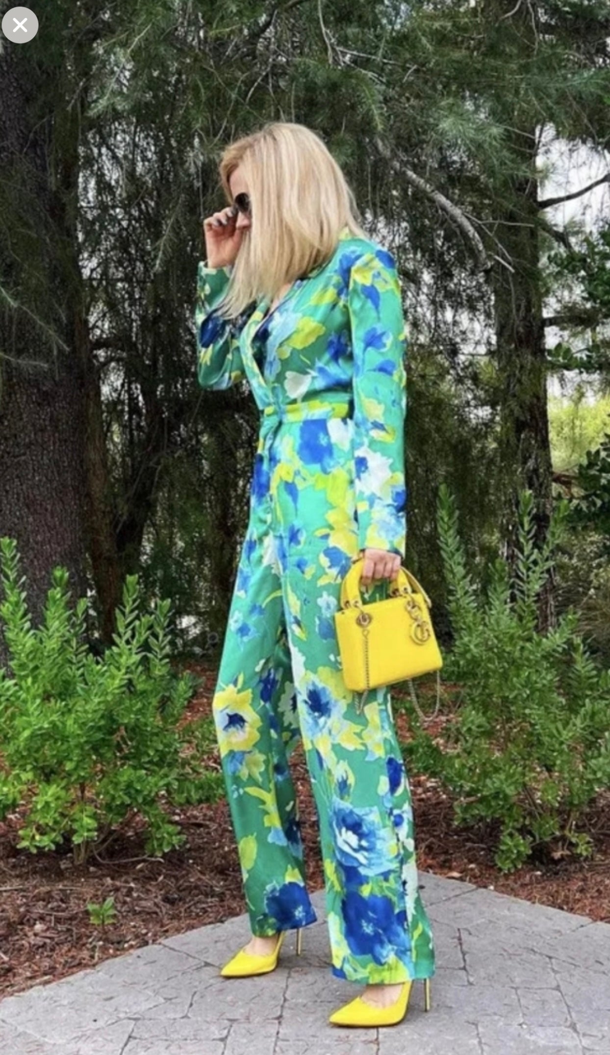 Zara Jumpsuit estampado de Flores
