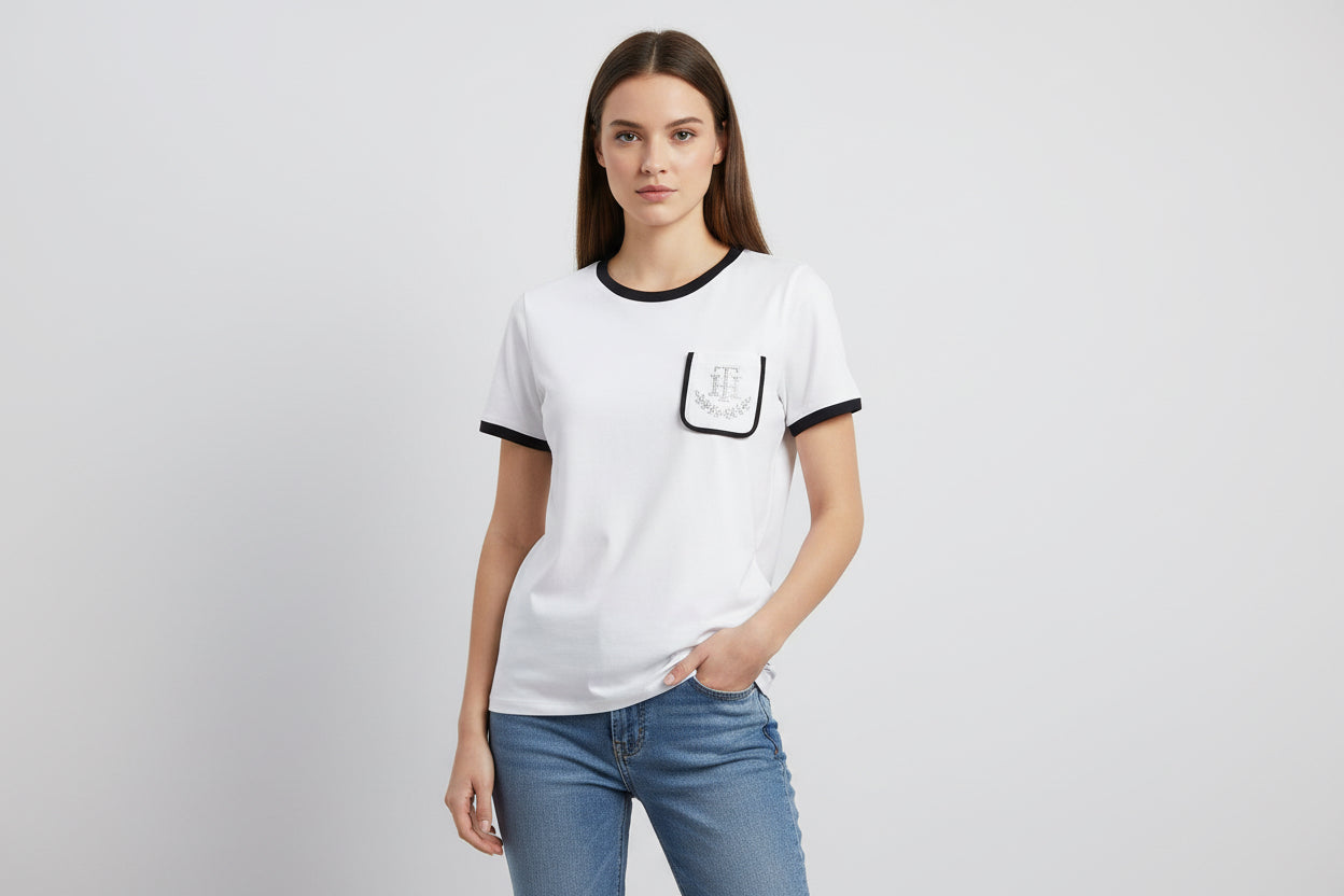 Tommy Hilfiger Camiseta con bolsa entente Talla S