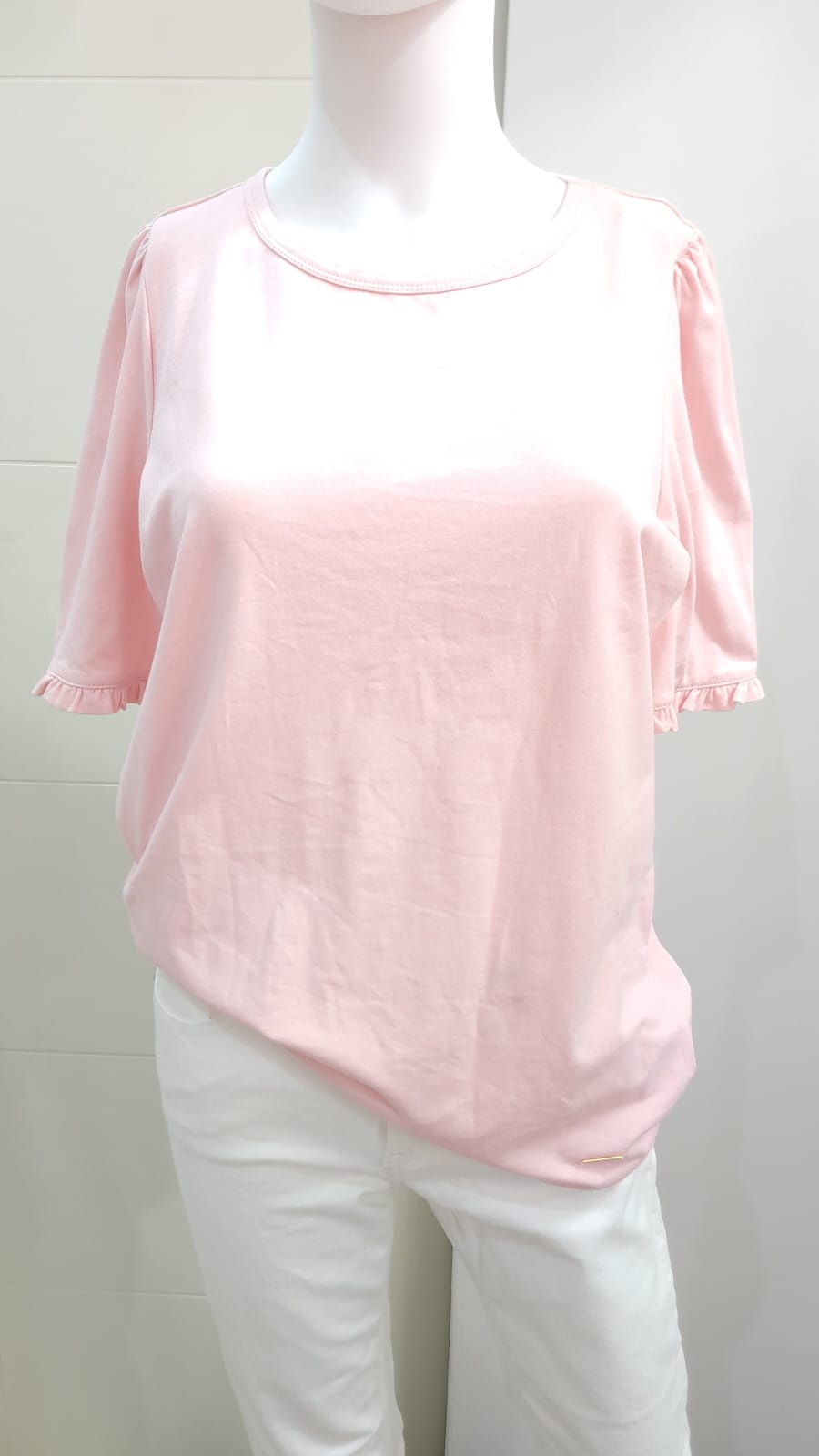 Anne Klein Camiseta Rosada, Talla M