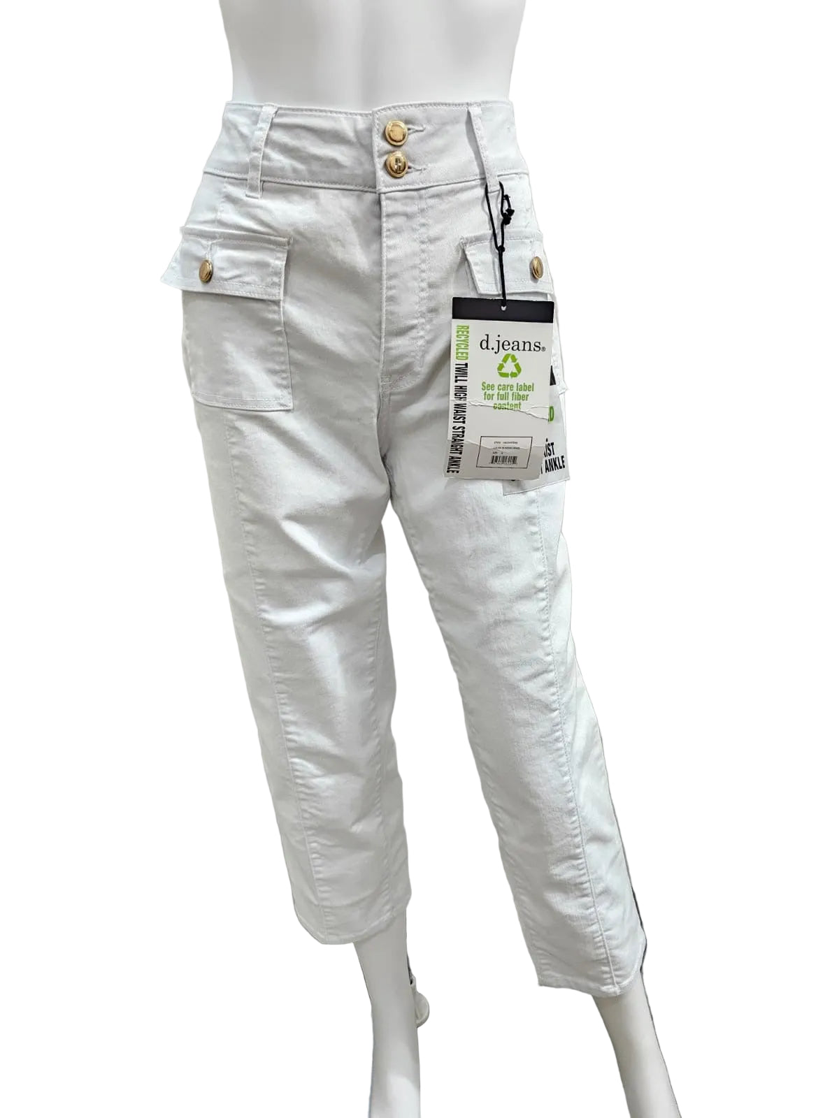 D.Jeans Pantalon Blanco, Talla 6