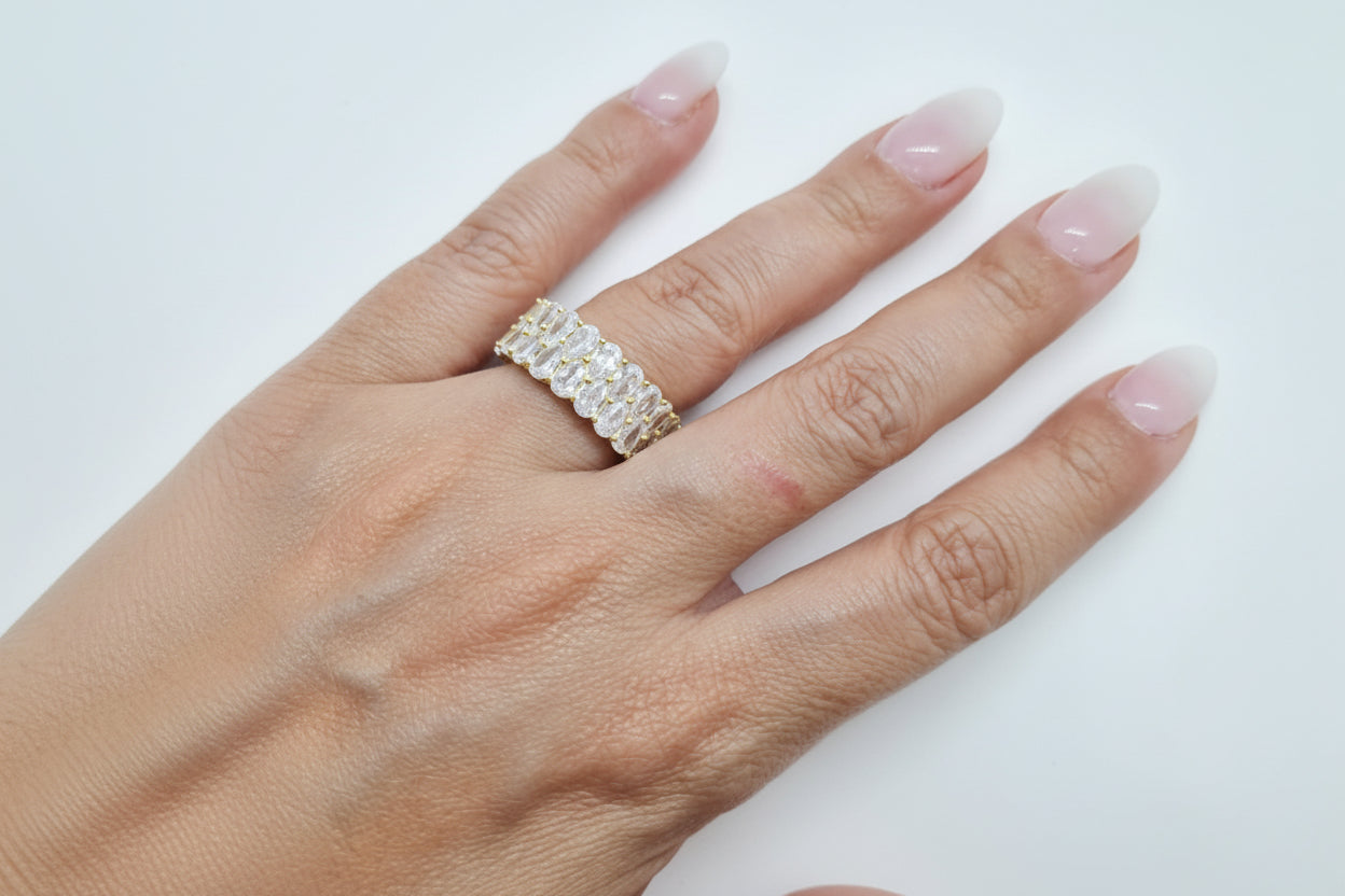 Joyería Fina, para toda ocasión, sisters jewelry, Just $1250.00! ShopAnillo banda dos lineas now at Sister'sJewelrySister'sJewelry{TAGS