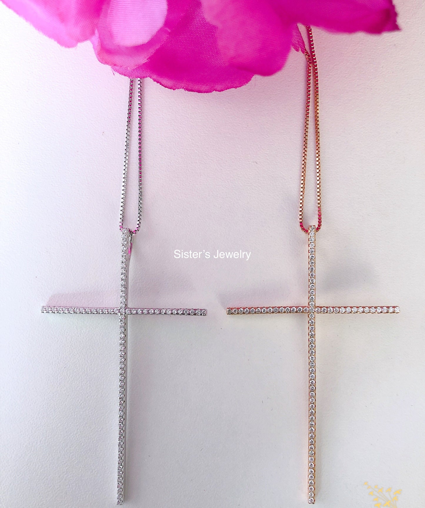 Joyería Fina, para toda ocasión } from {sisters jewelry} - Just $690.00! ShopCadenas de dije de Cruz con Zircones now at Sister'sJewelrySister'sJewelryCadenas