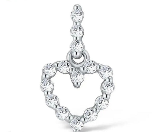 Exquisita joyería, para elevar tu estilo! , sisters jewelry, Just $6900.00! ShopDije de corazón en oro blanco y diamantes now at Sister'sJewelrySister'sJewelry{TAGS