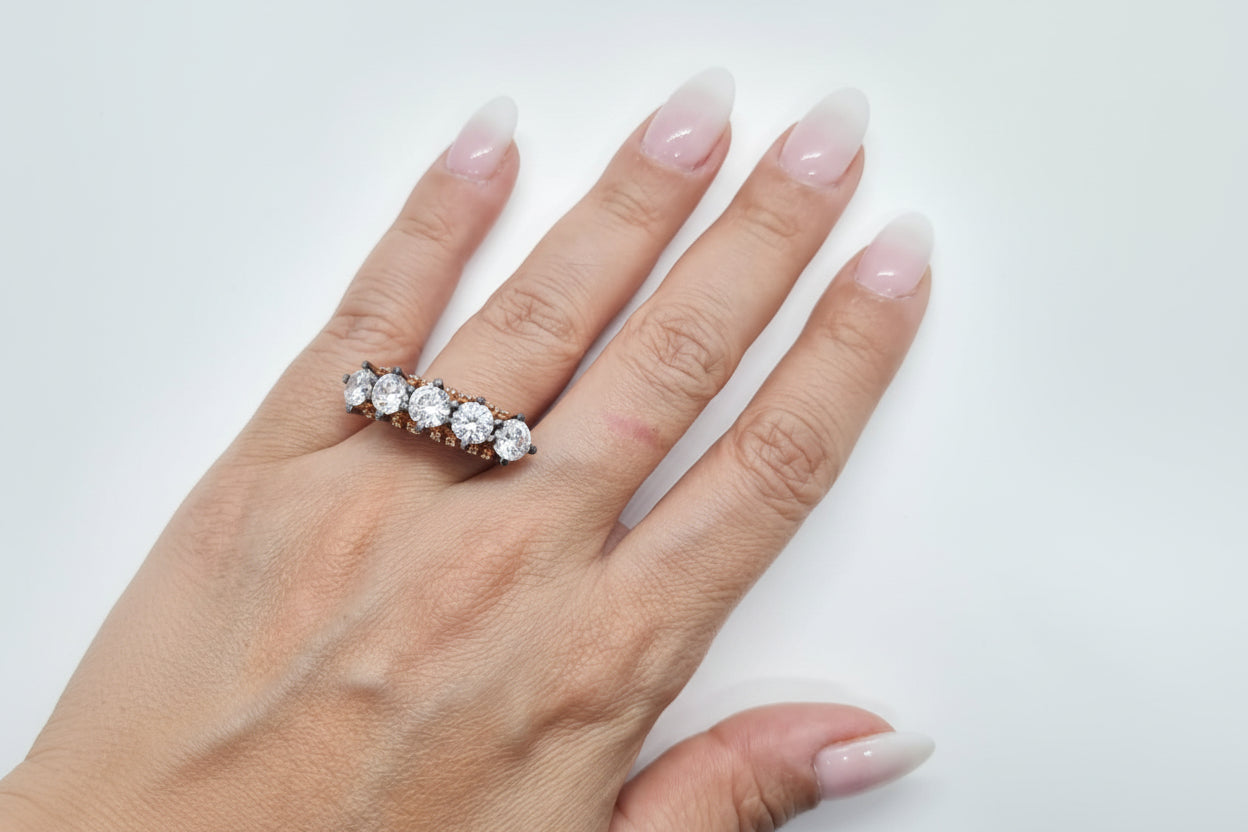 Exquisita joyería, para elevar tu estilo! , sisters jewelry, Just $1200.00! ShopAnillo  5 piedras now at Sister'sJewelrySister'sJewelry{TAGS