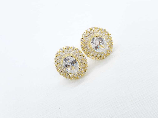 Joyería Fina, para toda ocasión } from {sisters jewelry} - Just $890.00! ShopAritos ovalados con zircones now at Sister'sJewelrySister'sJewelryAritos